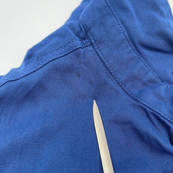 Frye Women’s Large Short Sleeve Utility Jumpsuit Blue Navy Comfortable Stretchy - Picture 15 of 15